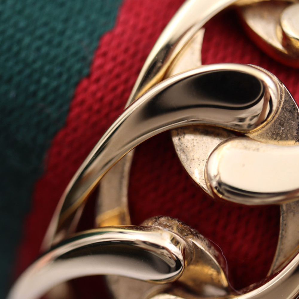 Gucci Sylvie Python Tan Line Sherry Shoulder Bag - image 8